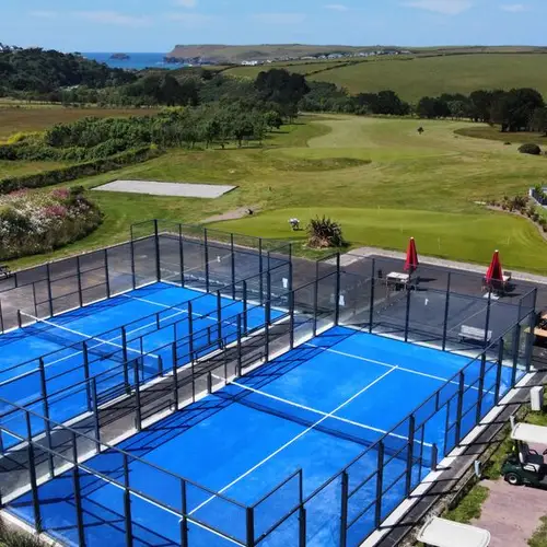 Padel courts at The Point, Polzeath